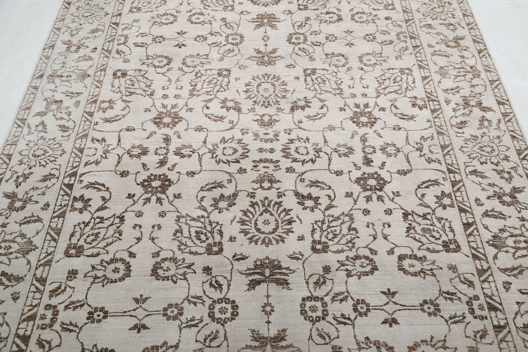 Hand Knotted Serenity Wool Rug 5' 9" x 8' 4" - No. AT56765