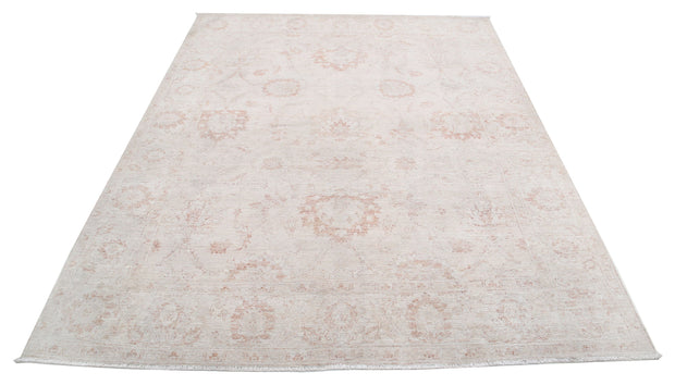 Hand Knotted Serenity Wool Rug 6' 4" x 7' 11" - No. AT63386