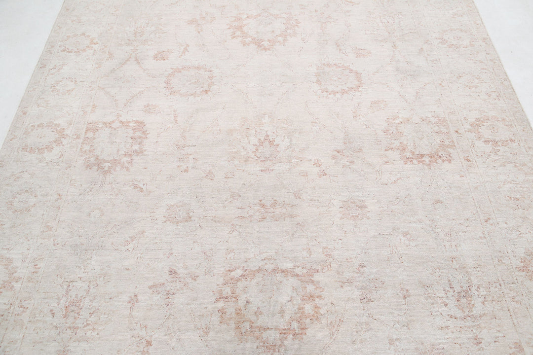 Hand Knotted Serenity Wool Rug 6' 4" x 7' 11" - No. AT63386