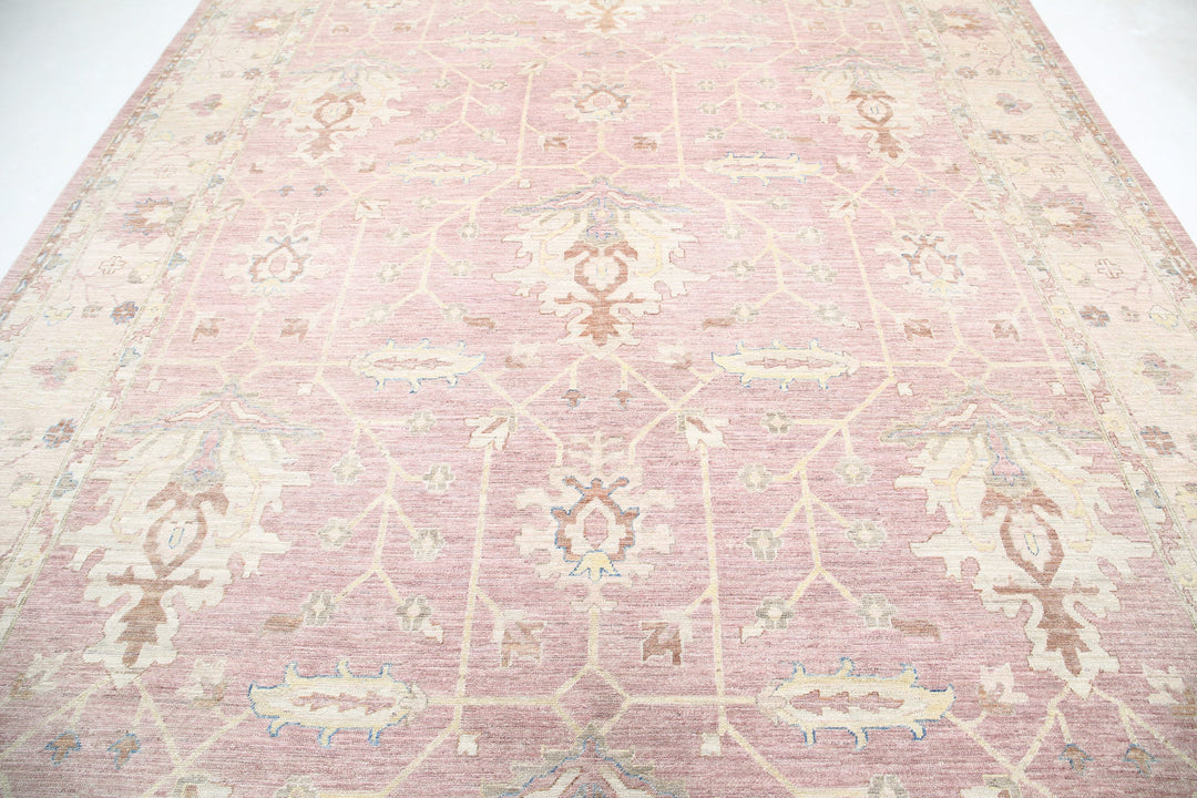 Hand Knotted Serenity Wool Rug 9' 10" x 13' 4" - No. AT46600