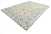 Hand Knotted Serenity Wool Rug 9' 8" x 13' 5" - No. AT56384