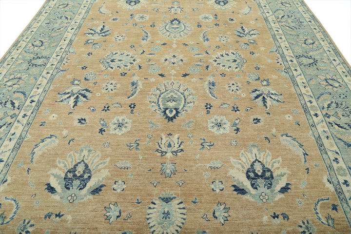 Hand Knotted Serenity Wool Rug 9' 8" x 13' 5" - No. AT56384