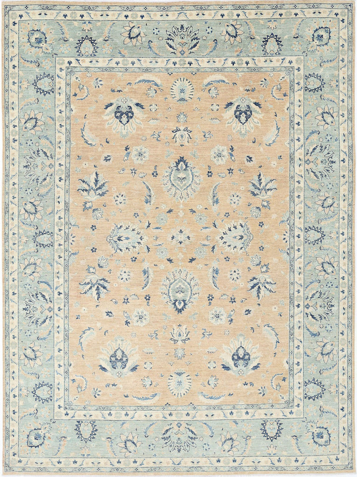 Hand Knotted Serenity Wool Rug 9' 8" x 13' 5" - No. AT56384