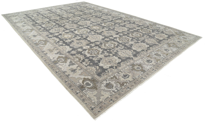 Hand Knotted Serenity Wool Rug 11' 9" x 17' 6" - No. AT36396