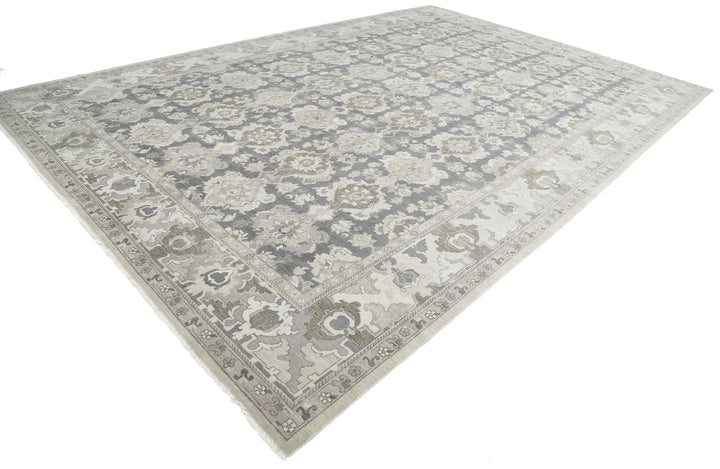 Hand Knotted Serenity Wool Rug 11' 9" x 17' 6" - No. AT36396