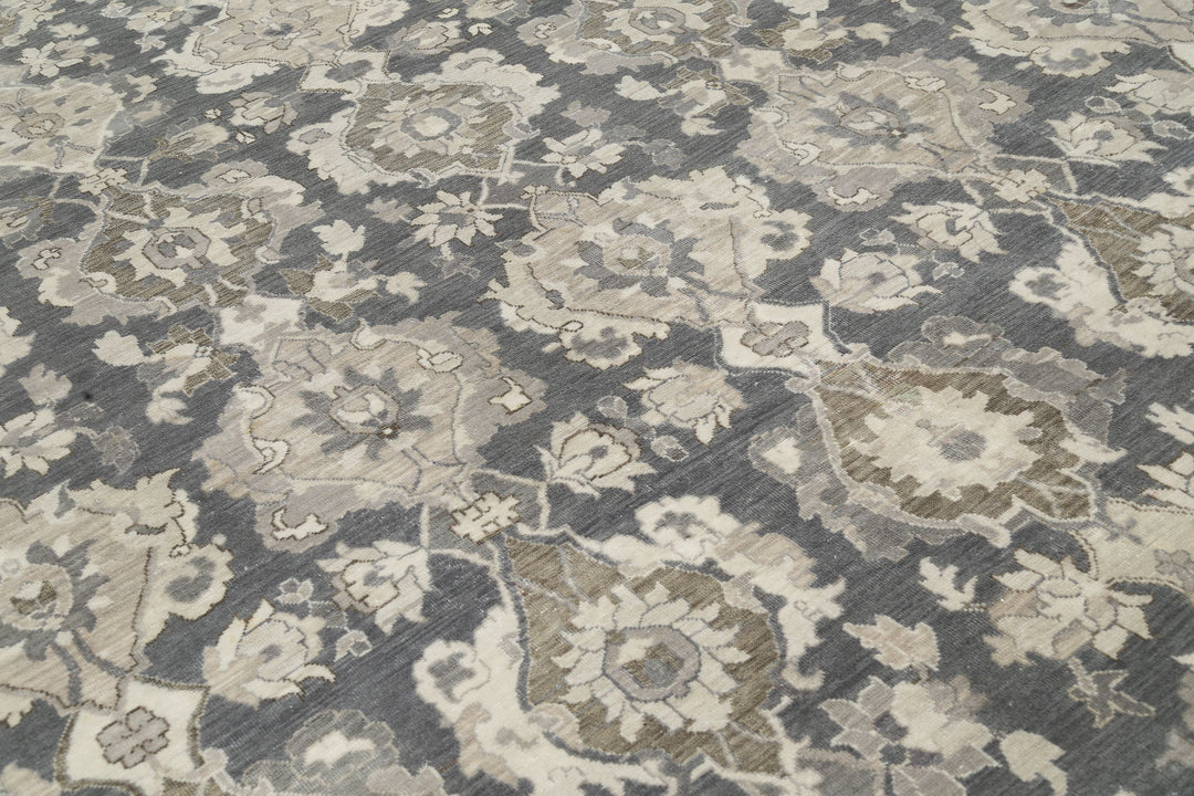Hand Knotted Serenity Wool Rug 11' 9" x 17' 6" - No. AT36396