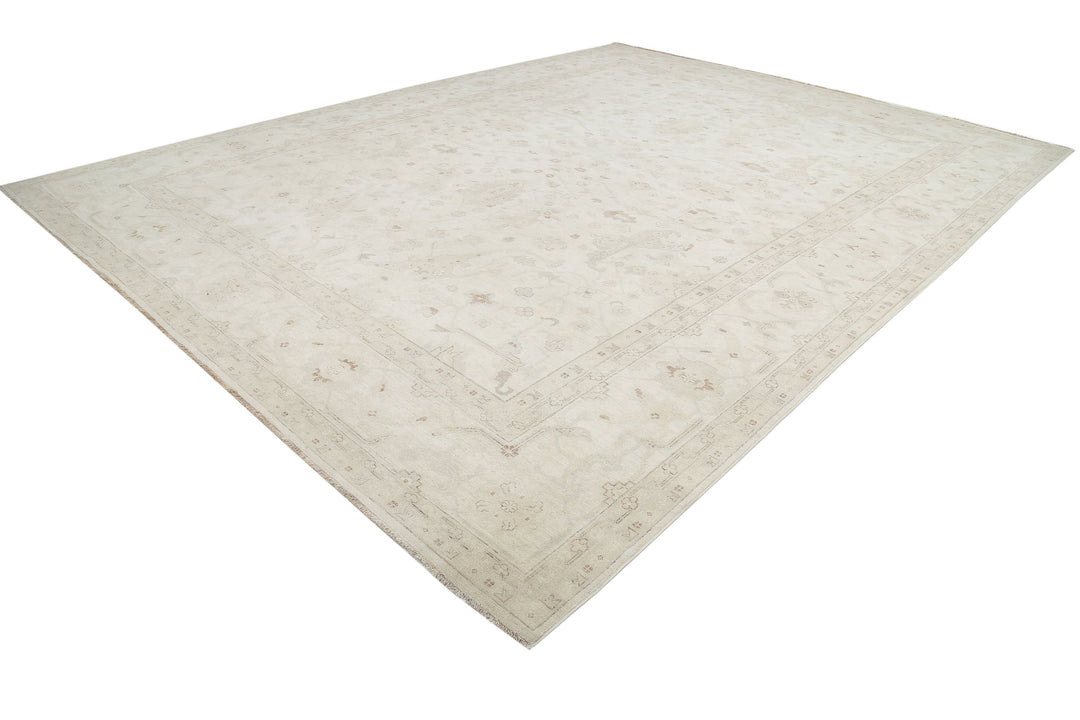 Hand Knotted Farhan Wool Rug 12' 11" x 16' 10" - No. AT56494