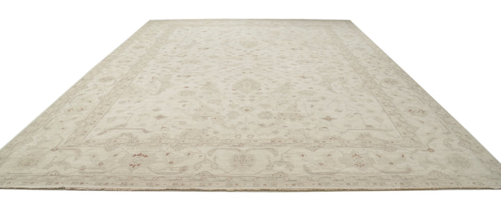 Hand Knotted Farhan Wool Rug 12' 11" x 16' 10" - No. AT56494