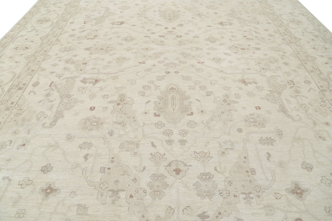 Hand Knotted Farhan Wool Rug 12' 11" x 16' 10" - No. AT56494