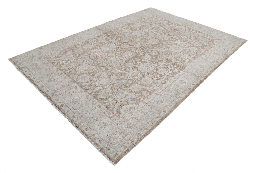 Hand Knotted Serenity Wool Rug 6' 2" x 8' 9" - No. AT27307