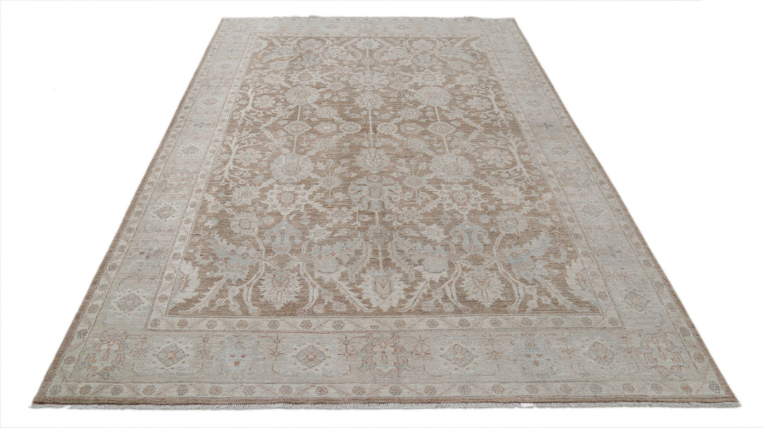 Hand Knotted Serenity Wool Rug 6' 2" x 8' 9" - No. AT27307