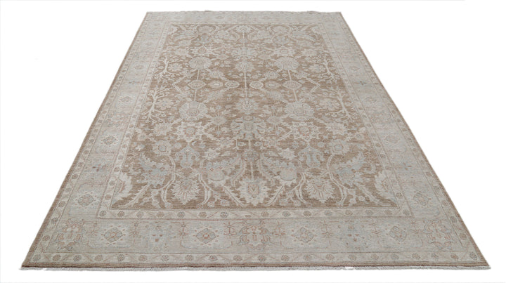 Hand Knotted Serenity Wool Rug 6' 2" x 8' 9" - No. AT27307