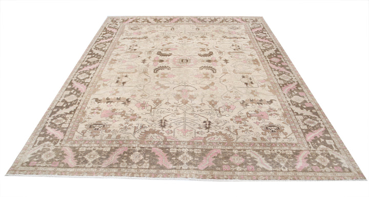 Hand Knotted Serenity Wool Rug 7' 11" x 9' 10" - No. AT73801