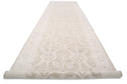Hand Knotted Serenity Wool Rug 6' 5" x 25' 10" - No. AT69695