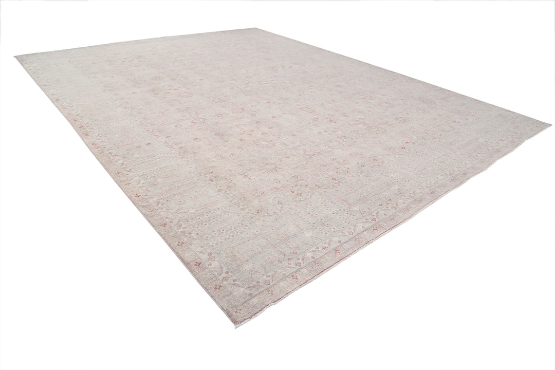 Hand Knotted Serenity Wool Rug 12' 6" x 16' 4" - No. AT51132