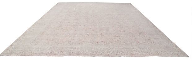Hand Knotted Serenity Wool Rug 12' 6" x 16' 4" - No. AT51132