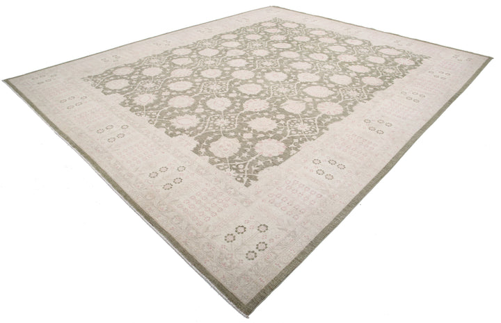 Hand Knotted Serenity Wool Rug 11' 11" x 14' 5" - No. AT43989