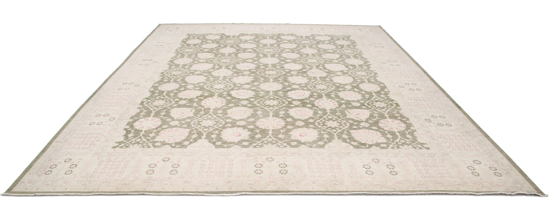 Hand Knotted Serenity Wool Rug 11' 11" x 14' 5" - No. AT43989