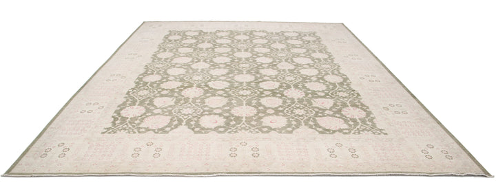 Hand Knotted Serenity Wool Rug 11' 11" x 14' 5" - No. AT43989
