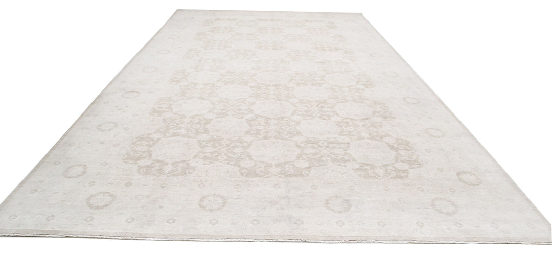 Hand Knotted Serenity Wool Rug 10' 10" x 18' 5" - No. AT61819