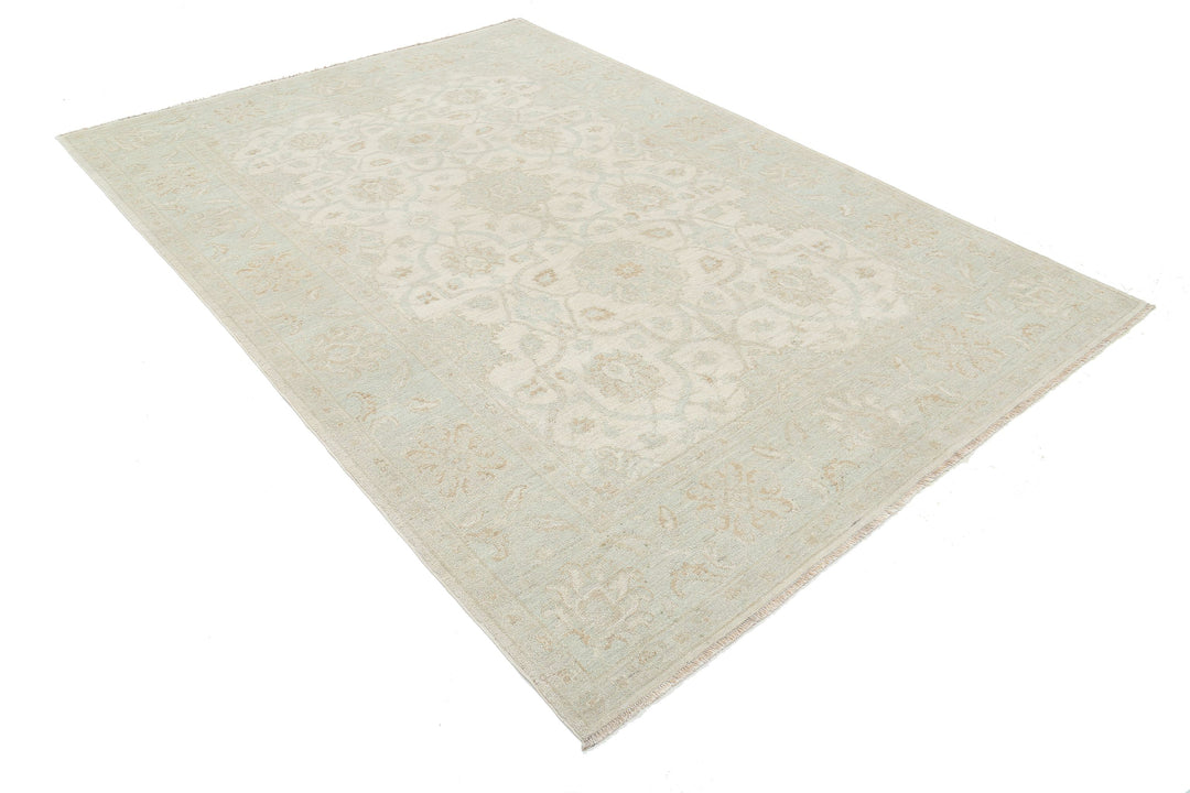 Hand Knotted Serenity Wool Rug 6' 0" x 8' 7" - No. AT44548