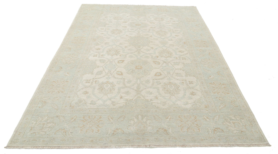 Hand Knotted Serenity Wool Rug 6' 0" x 8' 7" - No. AT44548