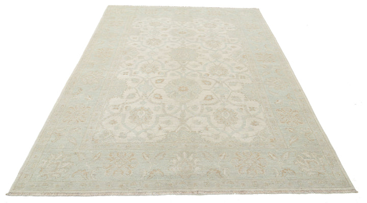 Hand Knotted Serenity Wool Rug 6' 0" x 8' 7" - No. AT44548