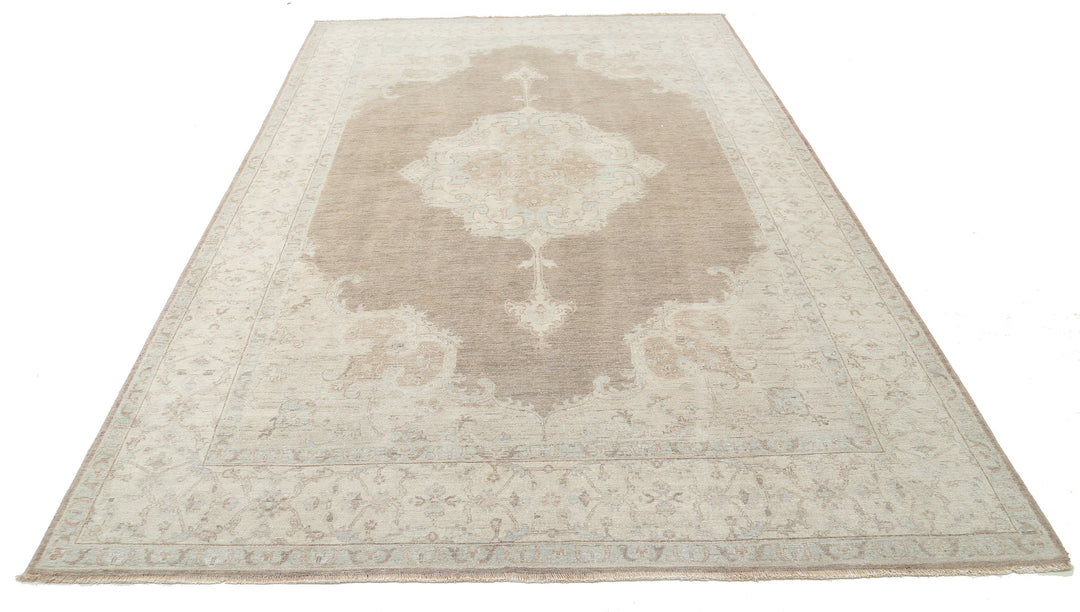 Hand Knotted Serenity Wool Rug 6' 7" x 10' 4" - No. AT68453