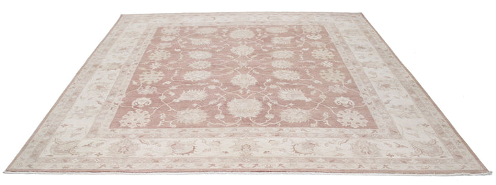 Hand Knotted Serenity Wool Rug 9' 0" x 9' 8" - No. AT37709
