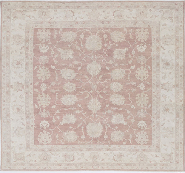 Hand Knotted Serenity Wool Rug 9' 0" x 9' 8" - No. AT37709
