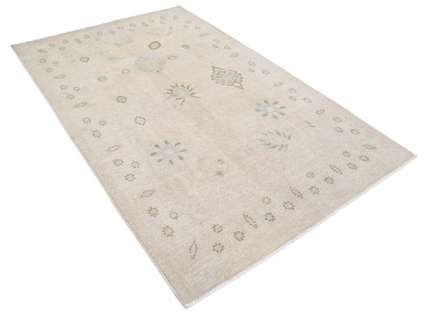 Hand Knotted Serenity Wool Rug 4' 9" x 7' 5" - No. AT45702