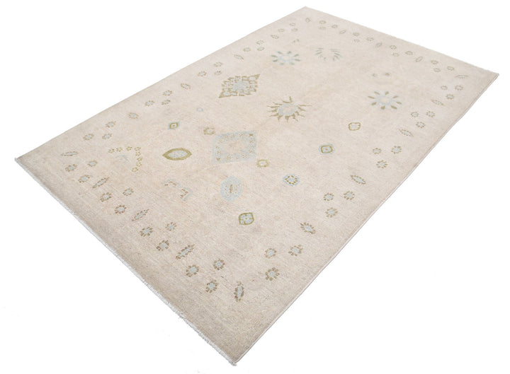 Hand Knotted Serenity Wool Rug 4' 9" x 7' 5" - No. AT45702