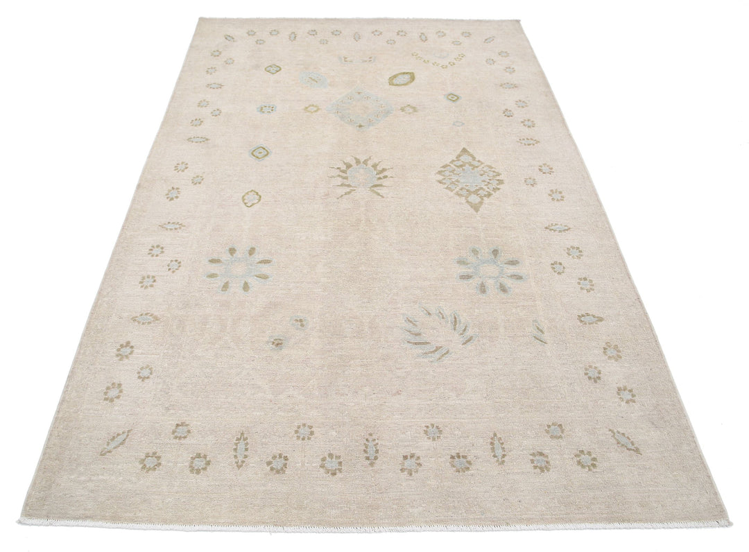 Hand Knotted Serenity Wool Rug 4' 9" x 7' 5" - No. AT45702