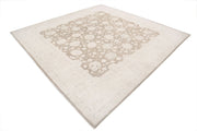 Hand Knotted Serenity Wool Rug 9' 7" x 9' 7" - No. AT58796