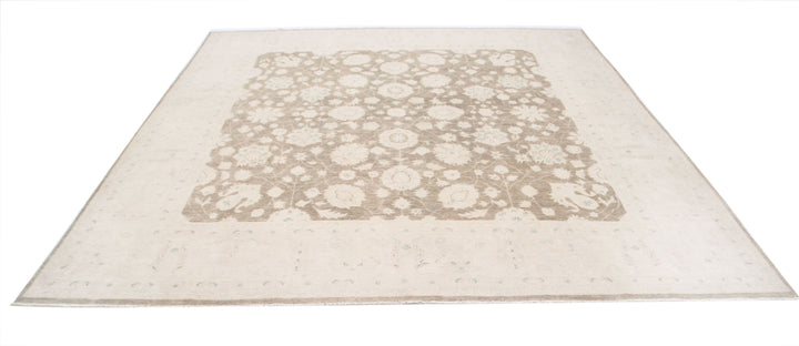 Hand Knotted Serenity Wool Rug 9' 7" x 9' 7" - No. AT58796