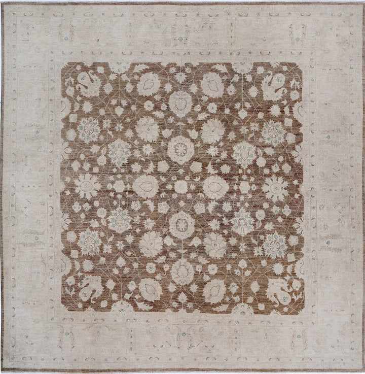 Hand Knotted Serenity Wool Rug 9' 7" x 9' 7" - No. AT58796