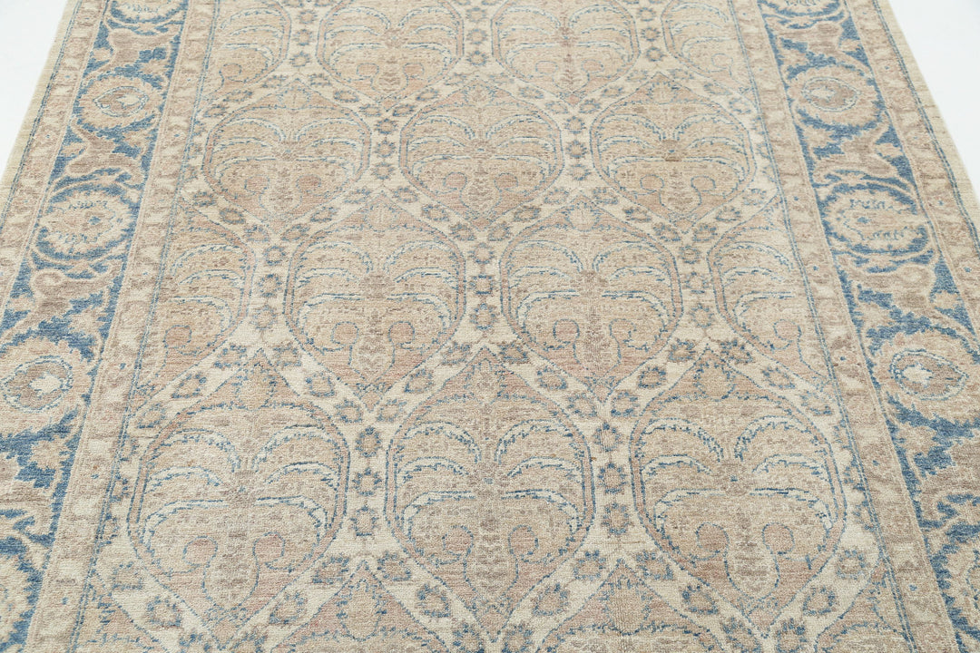 Hand Knotted Serenity Wool Rug 5' 6" x 7' 9" - No. AT43075