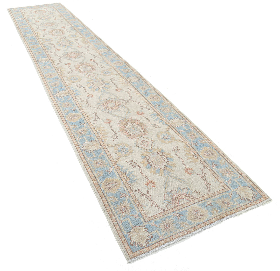 Hand Knotted Serenity Wool Rug 3' 1" x 15' 9" - No. AT49886