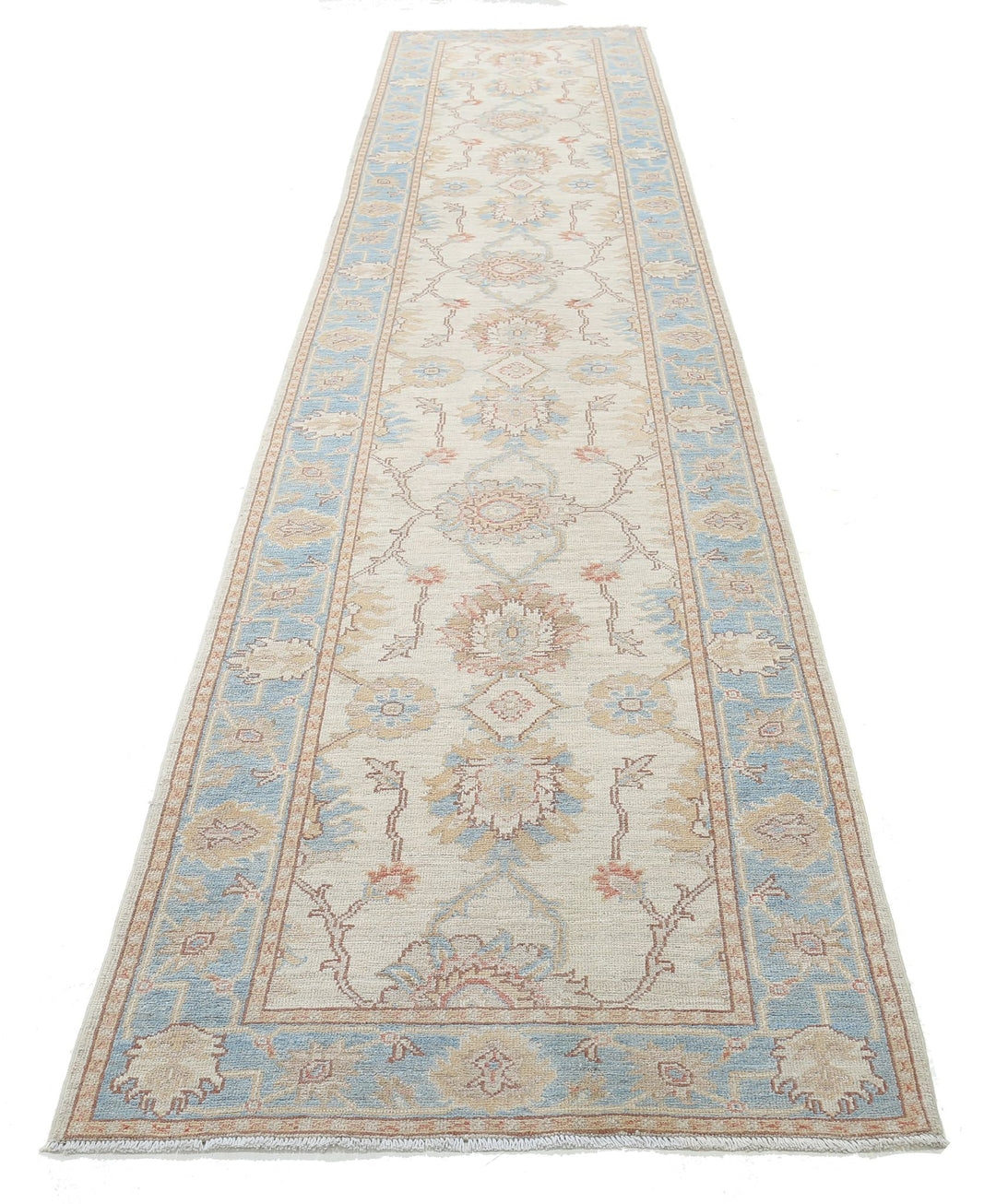 Hand Knotted Serenity Wool Rug 3' 1" x 15' 9" - No. AT49886