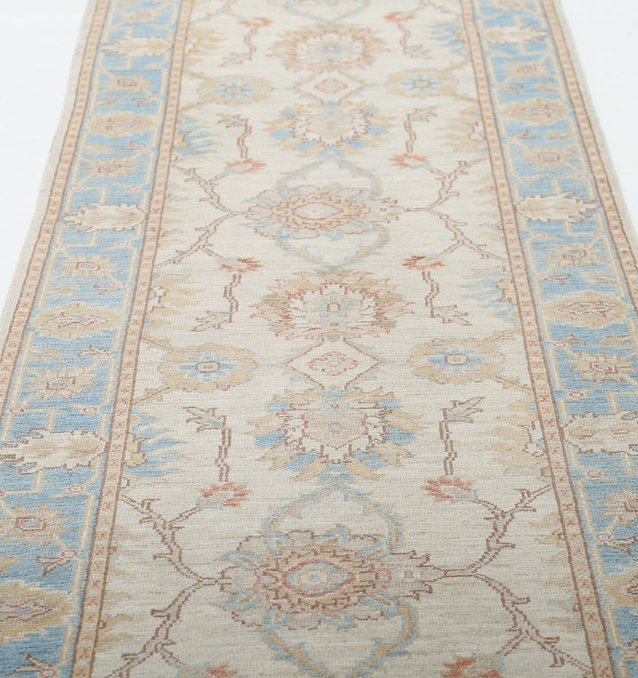 Hand Knotted Serenity Wool Rug 3' 1" x 15' 9" - No. AT49886