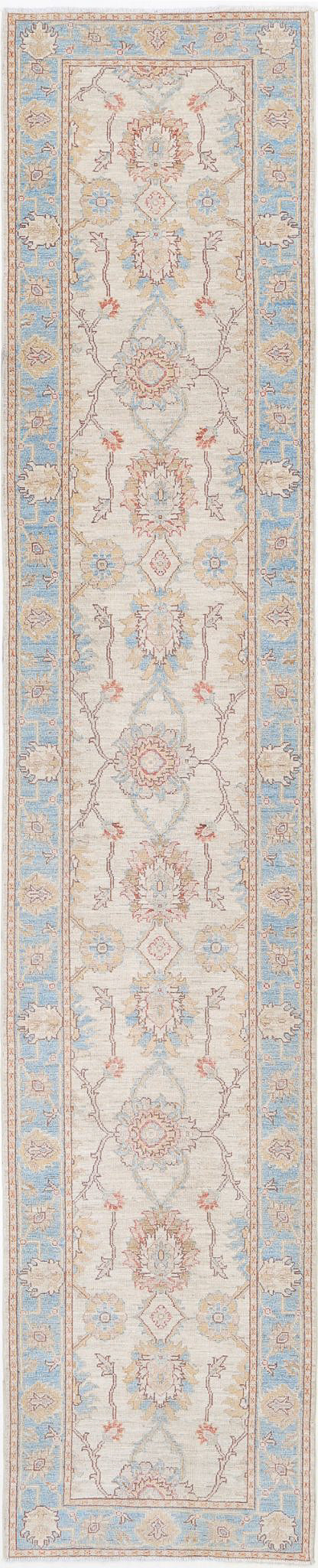Hand Knotted Serenity Wool Rug 3' 1" x 15' 9" - No. AT49886