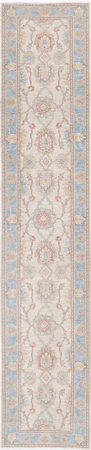 Hand Knotted Serenity Wool Rug 3' 1" x 15' 9" - No. AT49886