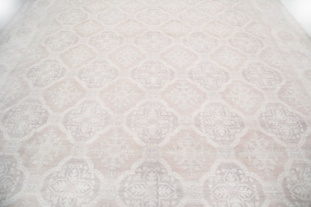 Hand Knotted Serenity Wool Rug 11' 9" x 14' 8" - No. AT39575