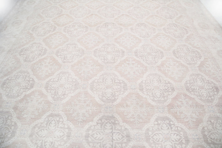 Hand Knotted Serenity Wool Rug 11' 9" x 14' 8" - No. AT39575