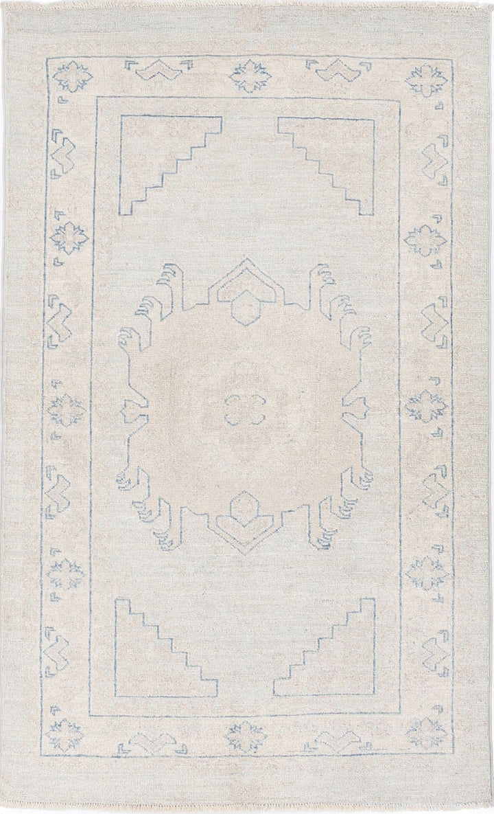 Hand Knotted Serenity Wool Rug 2' 11" x 4' 9" - No. AT13990