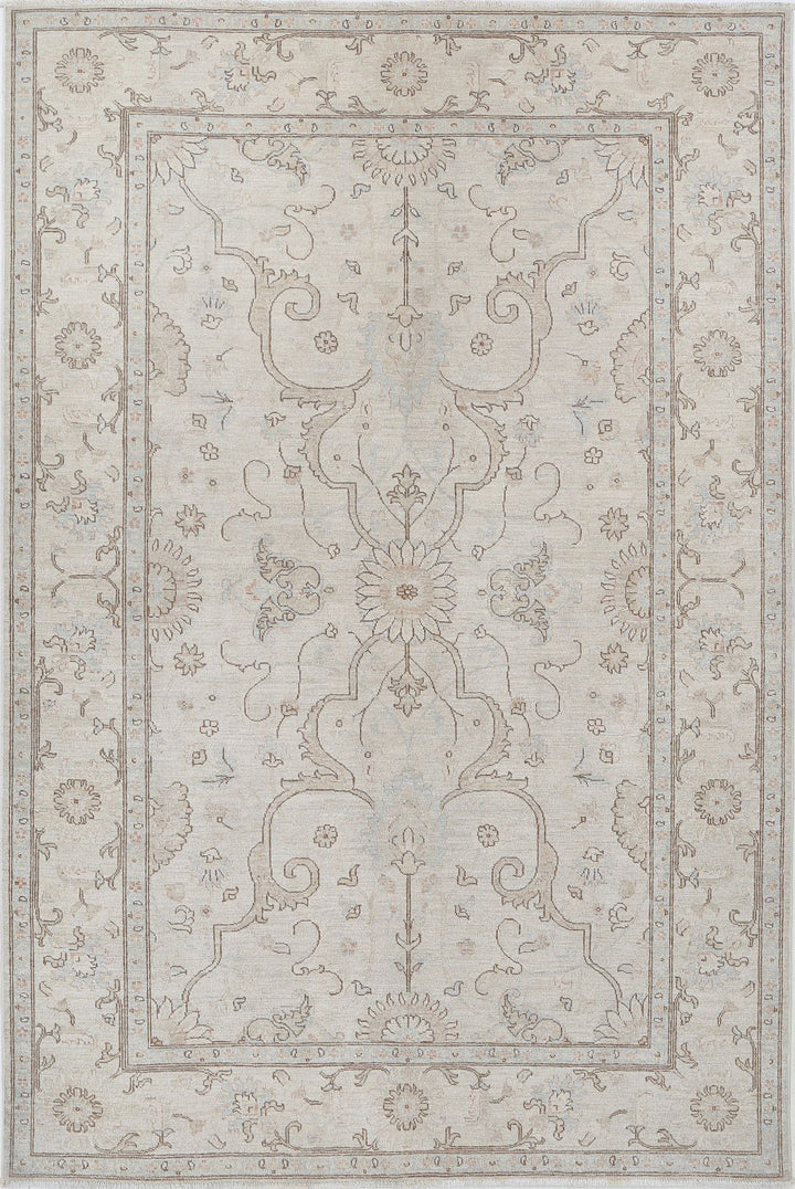Hand Knotted Serenity Wool Rug 6' 0" x 8' 11" - No. AT57041