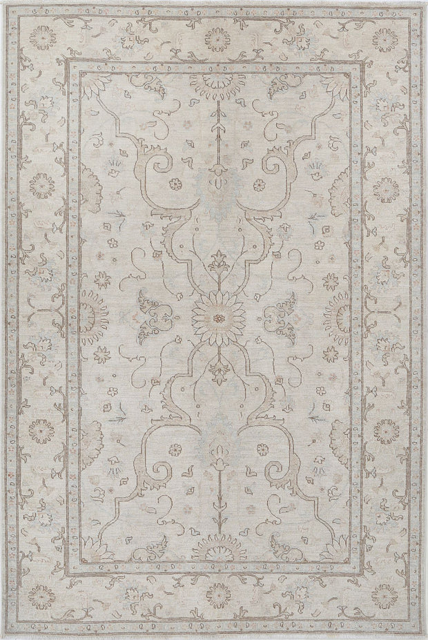 Hand Knotted Serenity Wool Rug 6' 0" x 8' 11" - No. AT57041