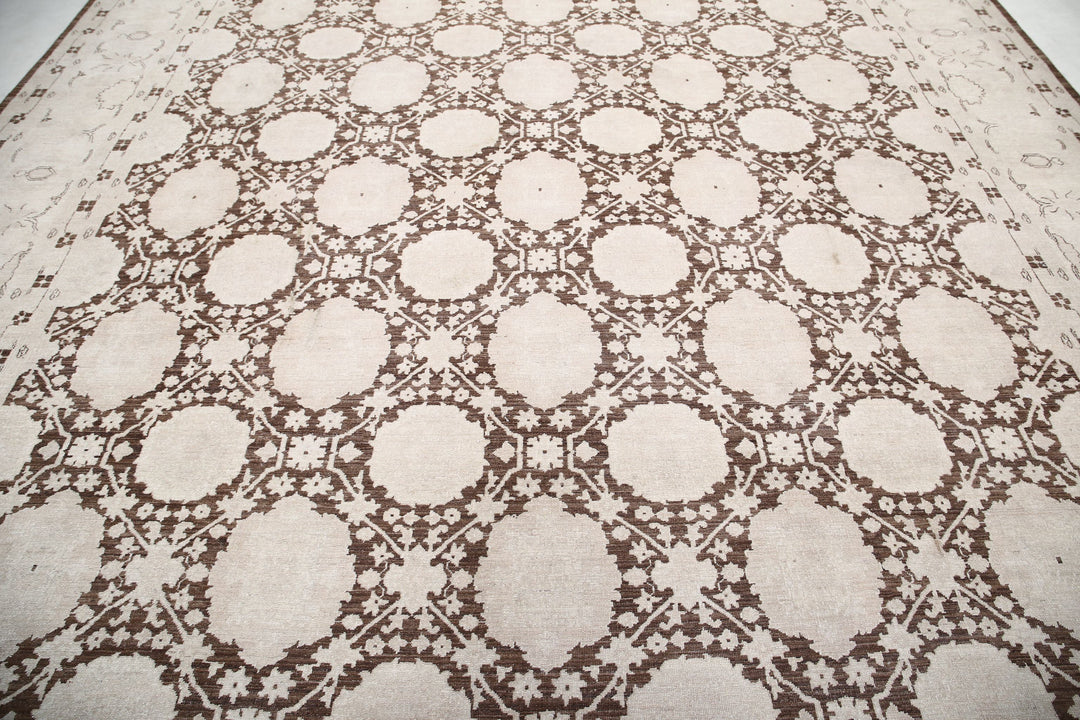 Hand Knotted Serenity Wool Rug 11' 8" x 14' 5" - No. AT20523