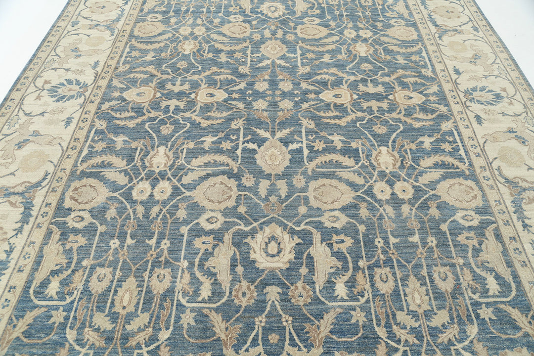 Hand Knotted Serenity Wool Rug 8' 8" x 12' 4" - No. AT69419