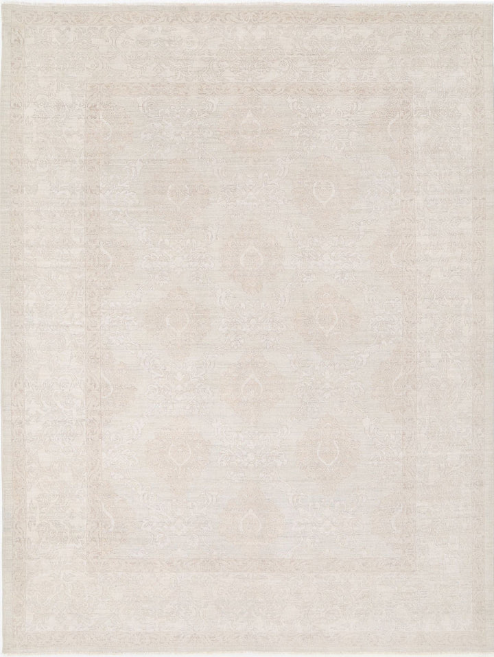 Hand Knotted Serenity Wool Rug 9' 1" x 12' 0" - No. AT31146